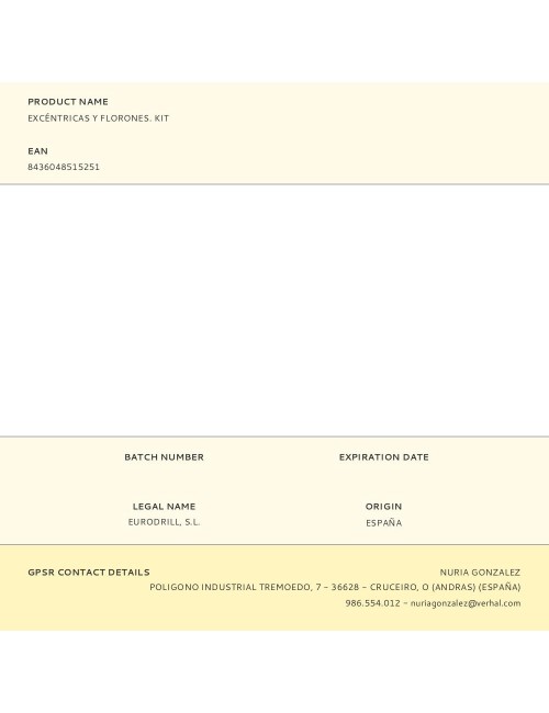 Excéntricas y florones. kit