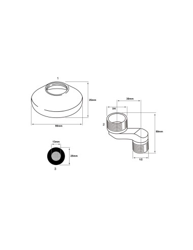 Excéntricas y florones grandes, kit