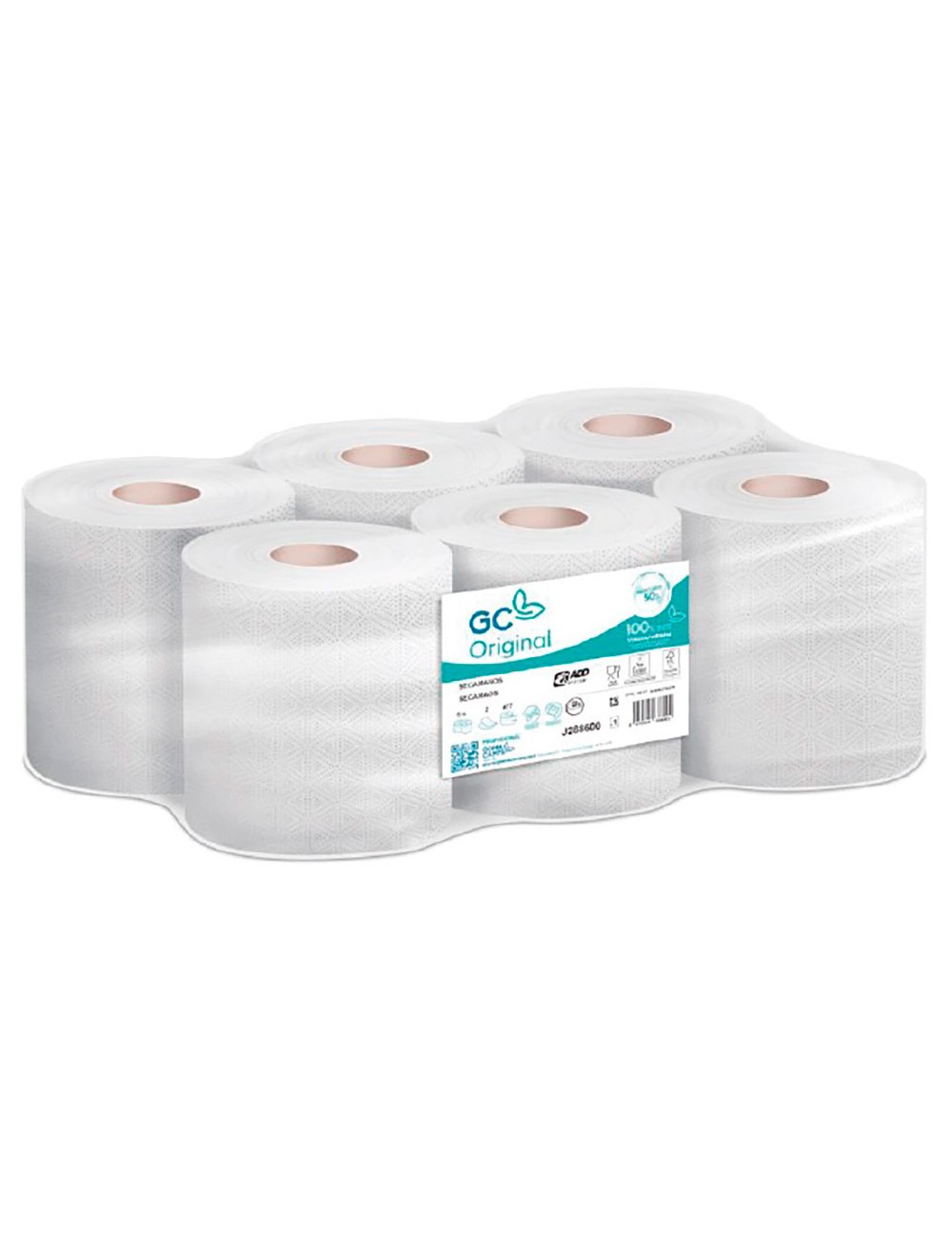 Bobina papel secamanos 143 m 6 uds