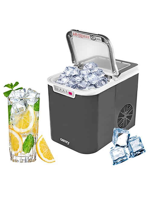 Máquina de cubitos cr8073, negra, 74-87 w, 35,5 x 25 x 32 cm