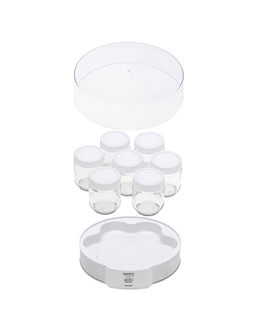 Yogurtera cr4519, blanca, 20 w, ø24 x 11,5 cm