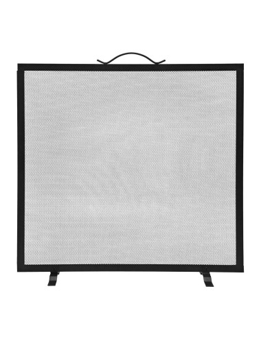 Pantalla chimenea color negro 60 x 0,5 x 60 cm