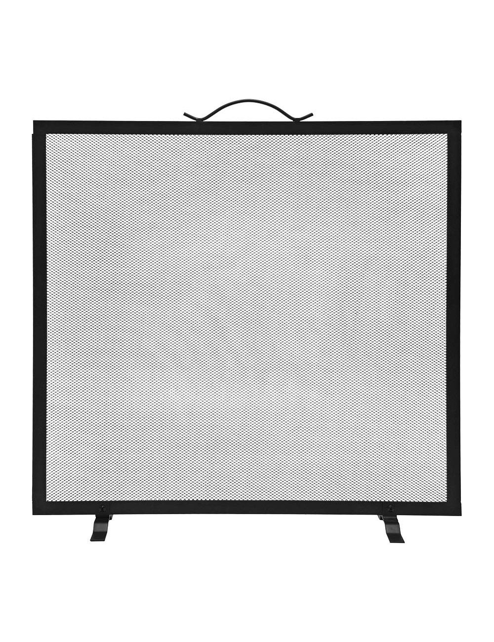 Pantalla chimenea color negro 60 x 0,5 x 60 cm