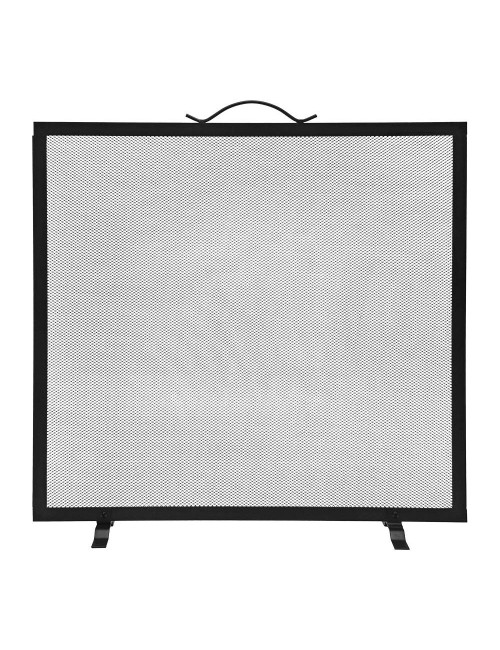 Pantalla chimenea color negro 60 x 0,5 x 60 cm