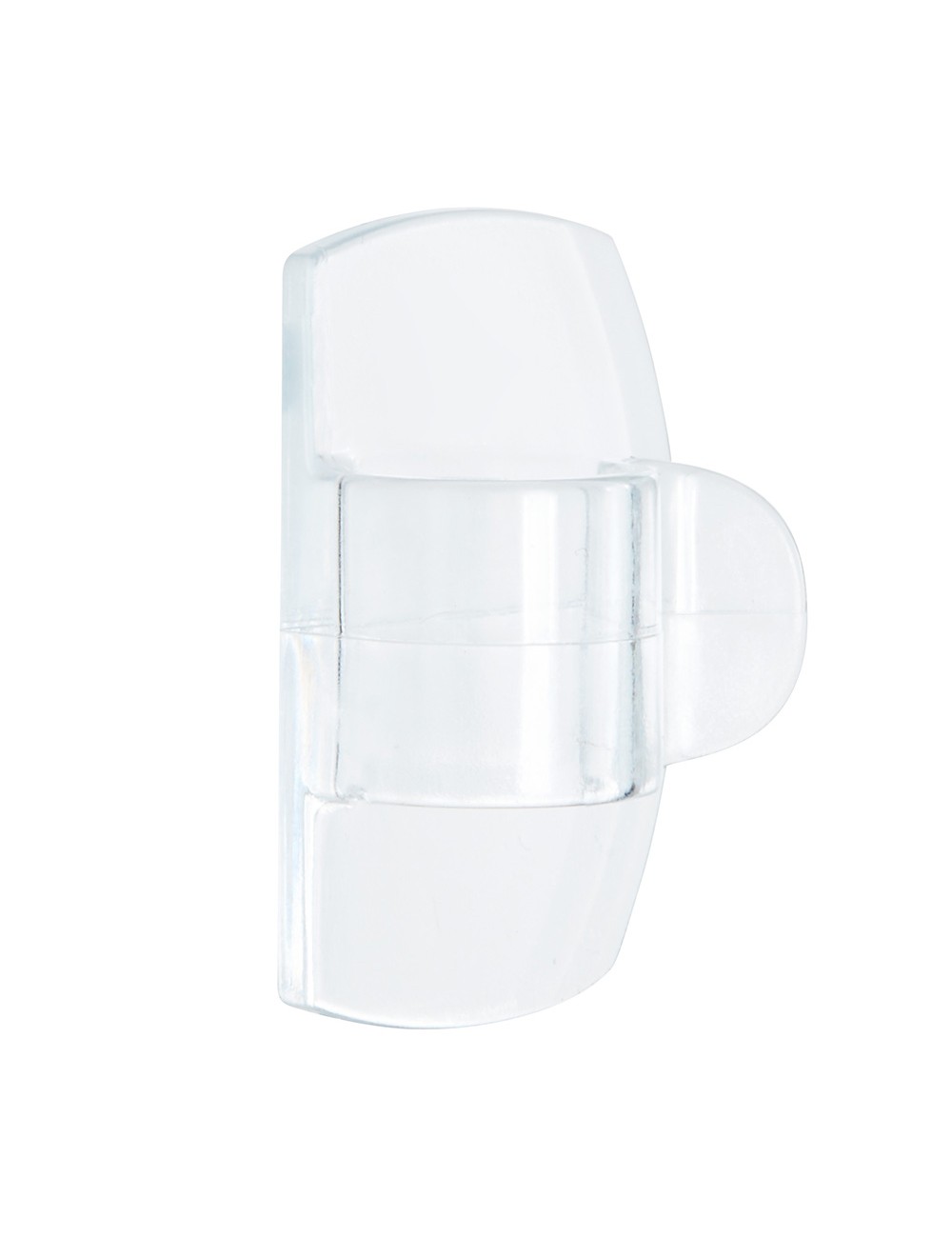 Clips redondos para cables, tranparentes, 19 x 32 x 13 mm, 4 uds + 5 tiras, 17017clr