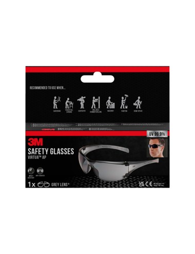 Gafas de seguridad virtua ap, lente gris