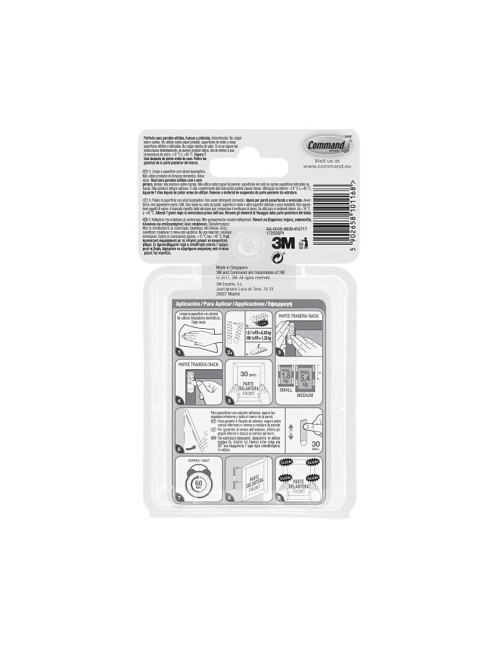 Tiras para colgar cuadros, multipack pequeñas y medianas