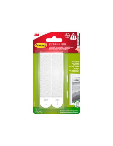 Tiras extragrandes para colgar cuadros