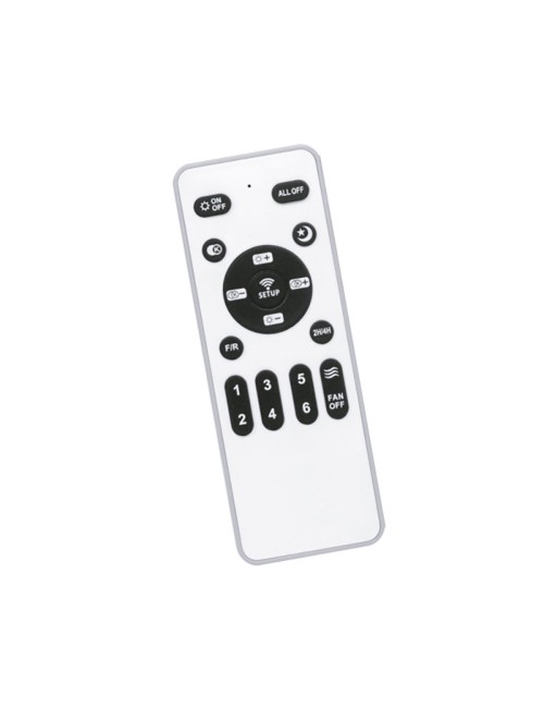 Ventilador de techo led 3cct aspas retráctiles antila mini xs 35 w 3000 lm negro, aspas ø55 cm, plafón ø32 cm, altura 38 - 4 ...