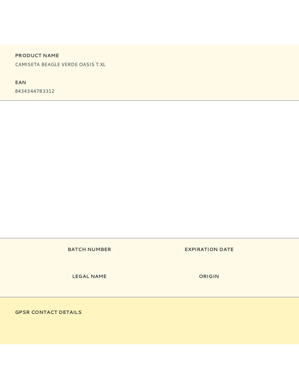 Camiseta beagle verde oasis t.xl