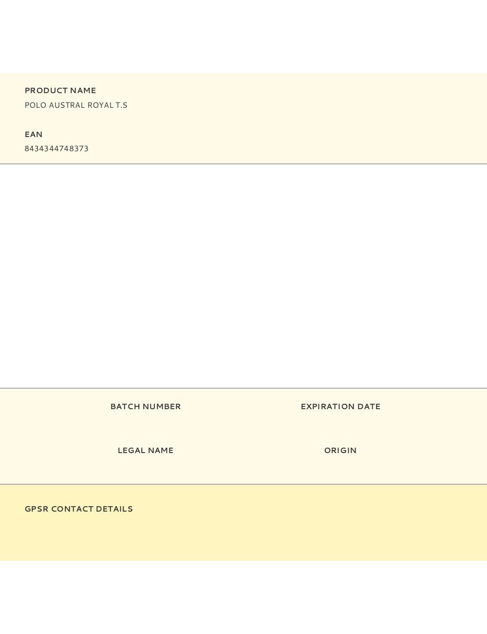 Polo austral royal t.s