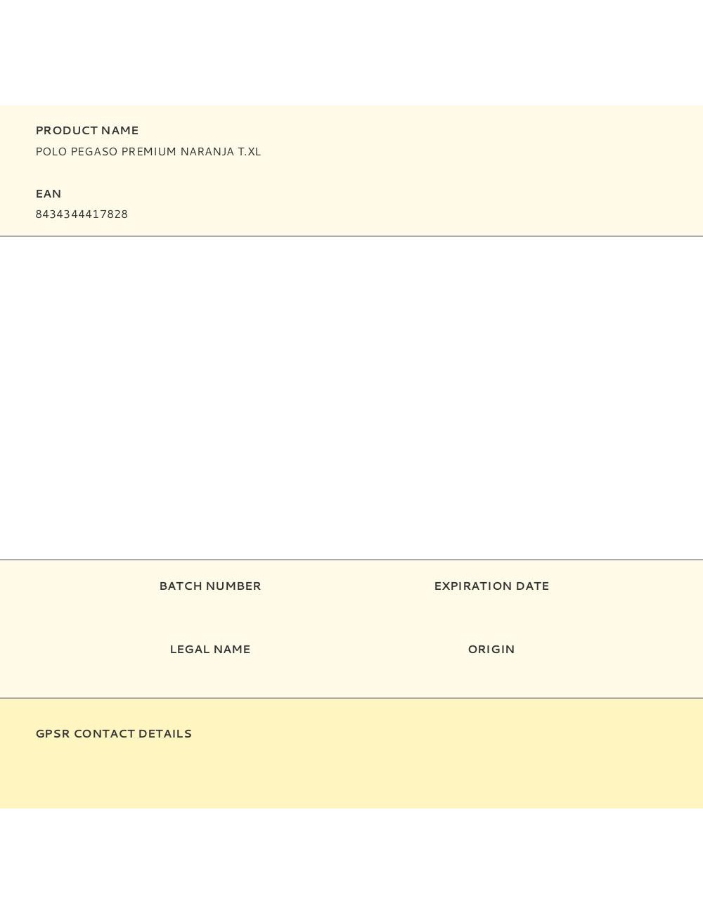 Polo pegaso premium naranja t.xl