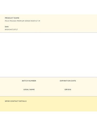 Polo pegaso premium verde mantis t.m