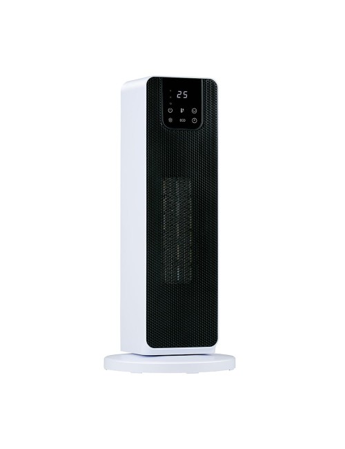 Calefactor de torre 800/2000 w, blanco, 21 x 21 x 46 cm