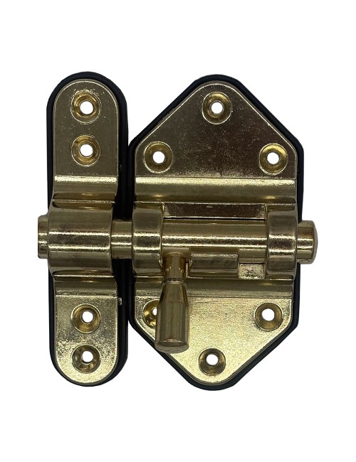 Pasador reforzado base plástica 40 mm dorado