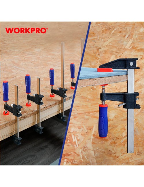 Sargento de apriete con émbolo, 60 cm