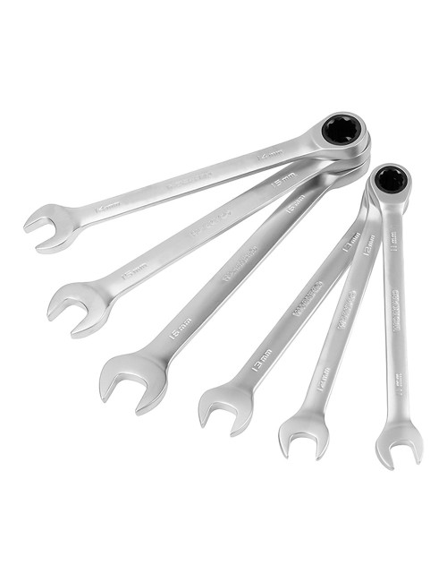 Juego 7 llaves mixtas de carraca, métricas 10-11-12-13-14-15-16 mm