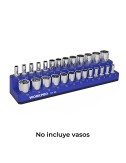 Organizador magnético vacío para vasos de 1/4" estándar