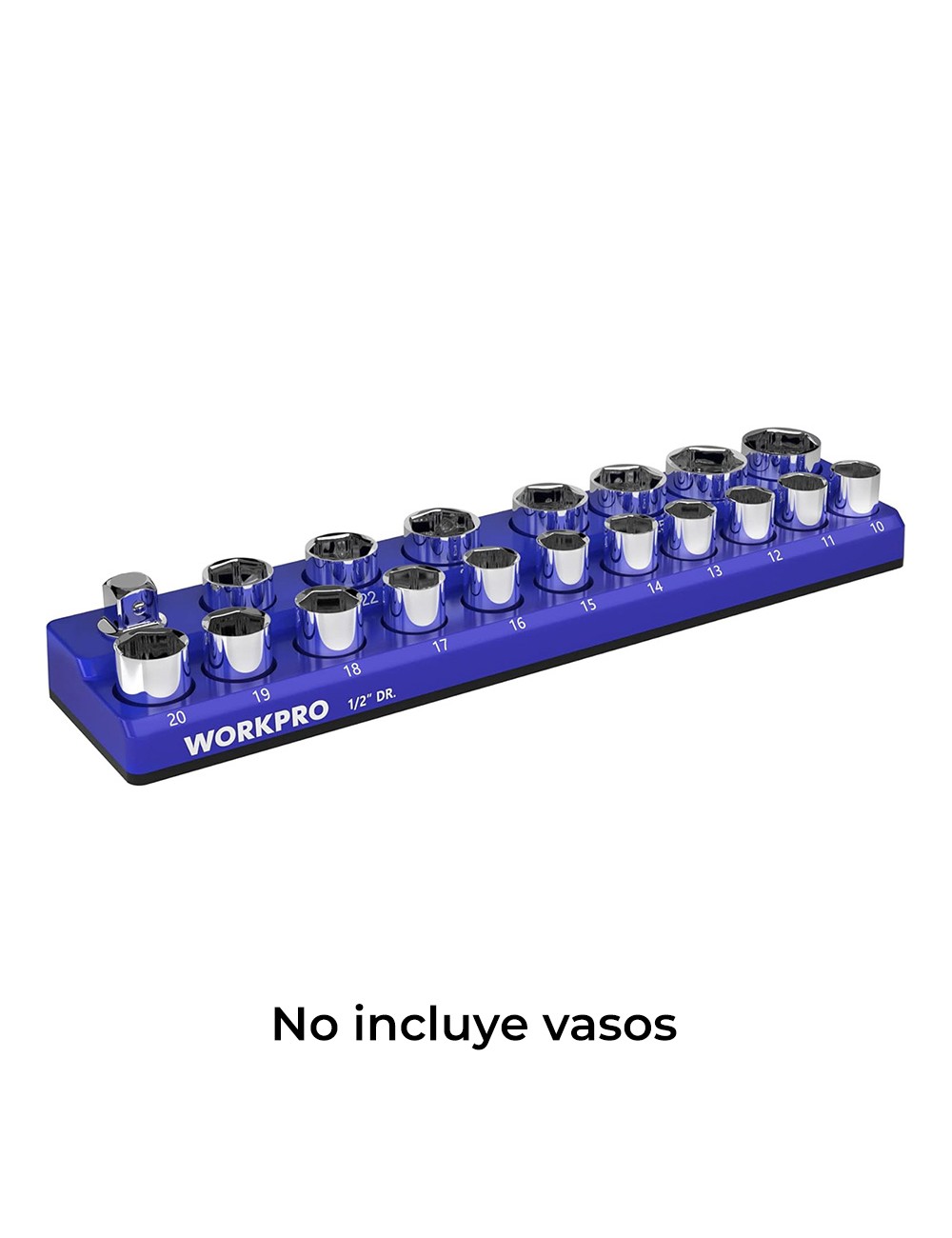 Organizador magnético vacío para vasos de 1/2" estándar
