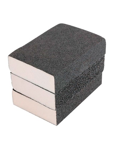 Esponja de lijar, 3 uds