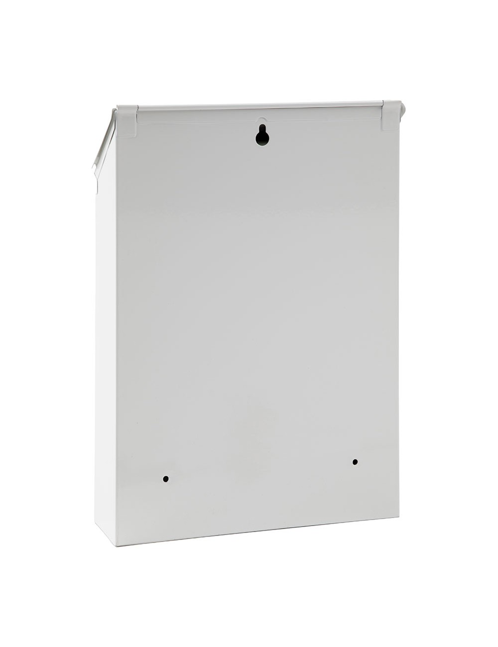 Buzón individual exterior, pequeño, civic, acero, blanco, 21,6 x 8 x 30 cm