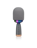 Micrófono karaoke con altavoz, 5 w 7,5 x 7,5 x 22 cm
