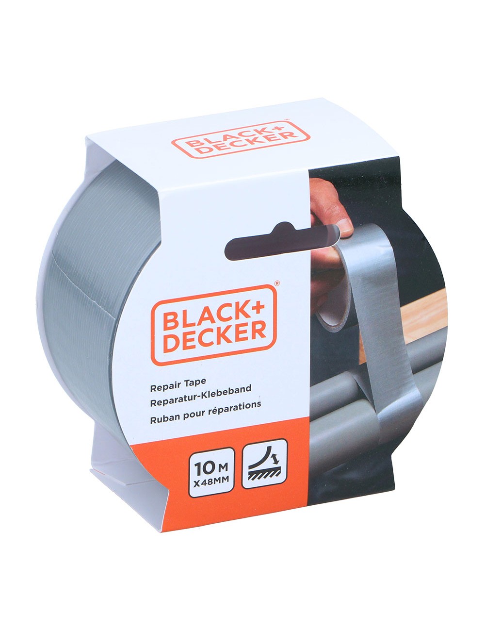 Cinta americana universal, plata, 48 mm x 10 m