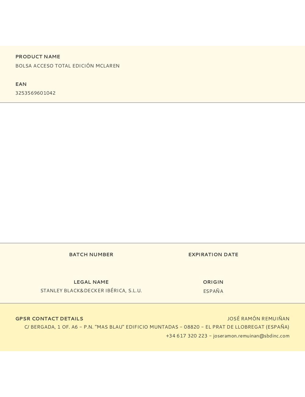 Bolsa para herramientas, edición mclaren, carga máx 25 kg, ip54, 50,8 x 29 x 31 cm