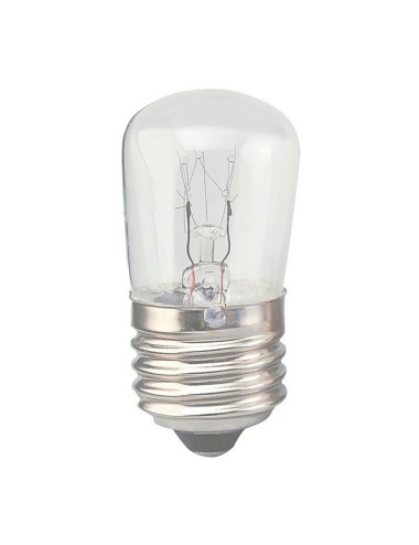Bombilla incandescente pebetera e-27 10 w clara 30 x 60 mm