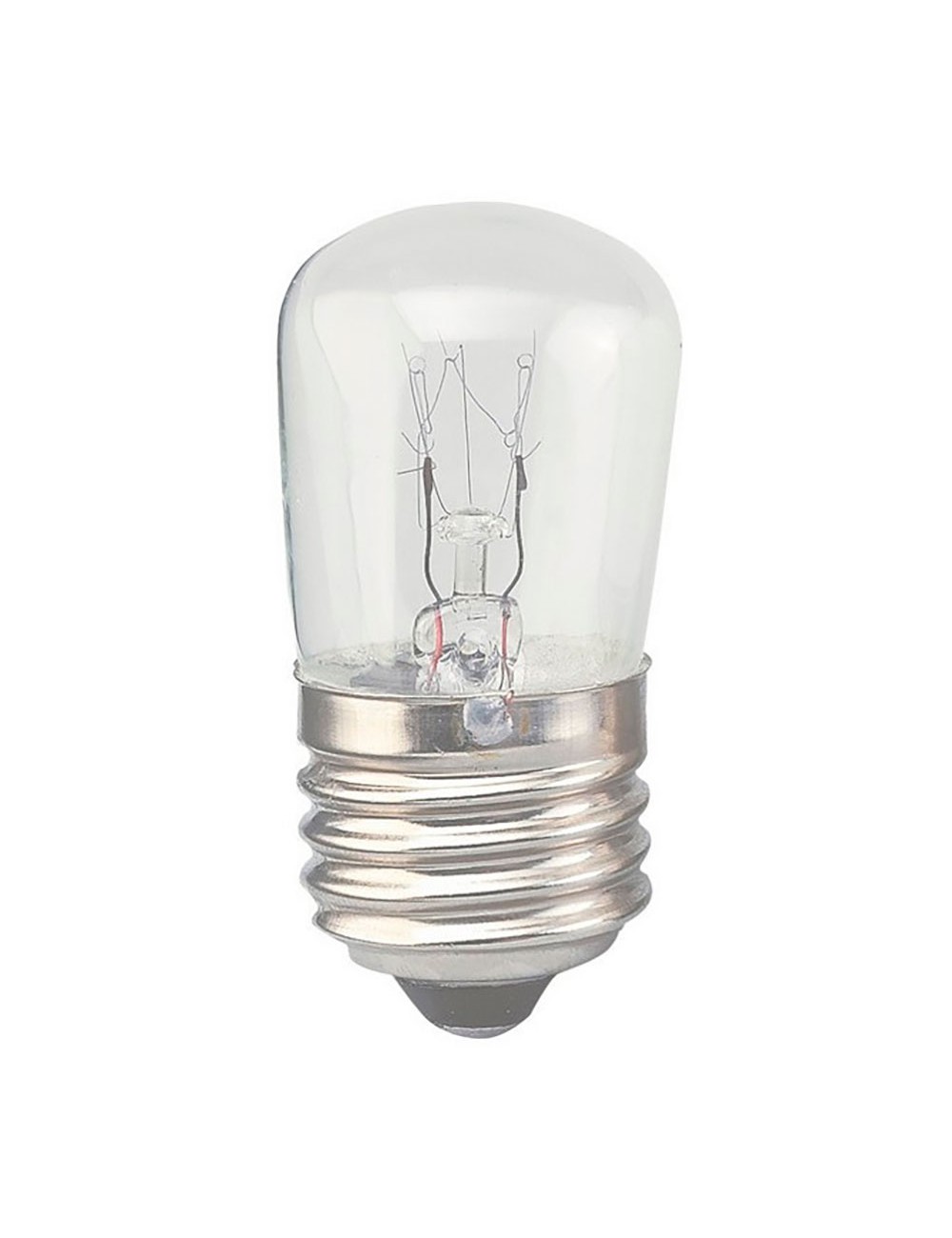 Bombilla incandescente pebetera e-27 10 w clara 30 x 60 mm