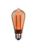 Bombilla led st64 decorativa edison e27 4 w 200 lm 1800 k luz cálida ø64 x 142 mm