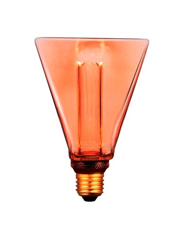 Bombilla led decorativa diamante e27 4 w 200 lm 1800 k luz cálida 108 x 155 mm