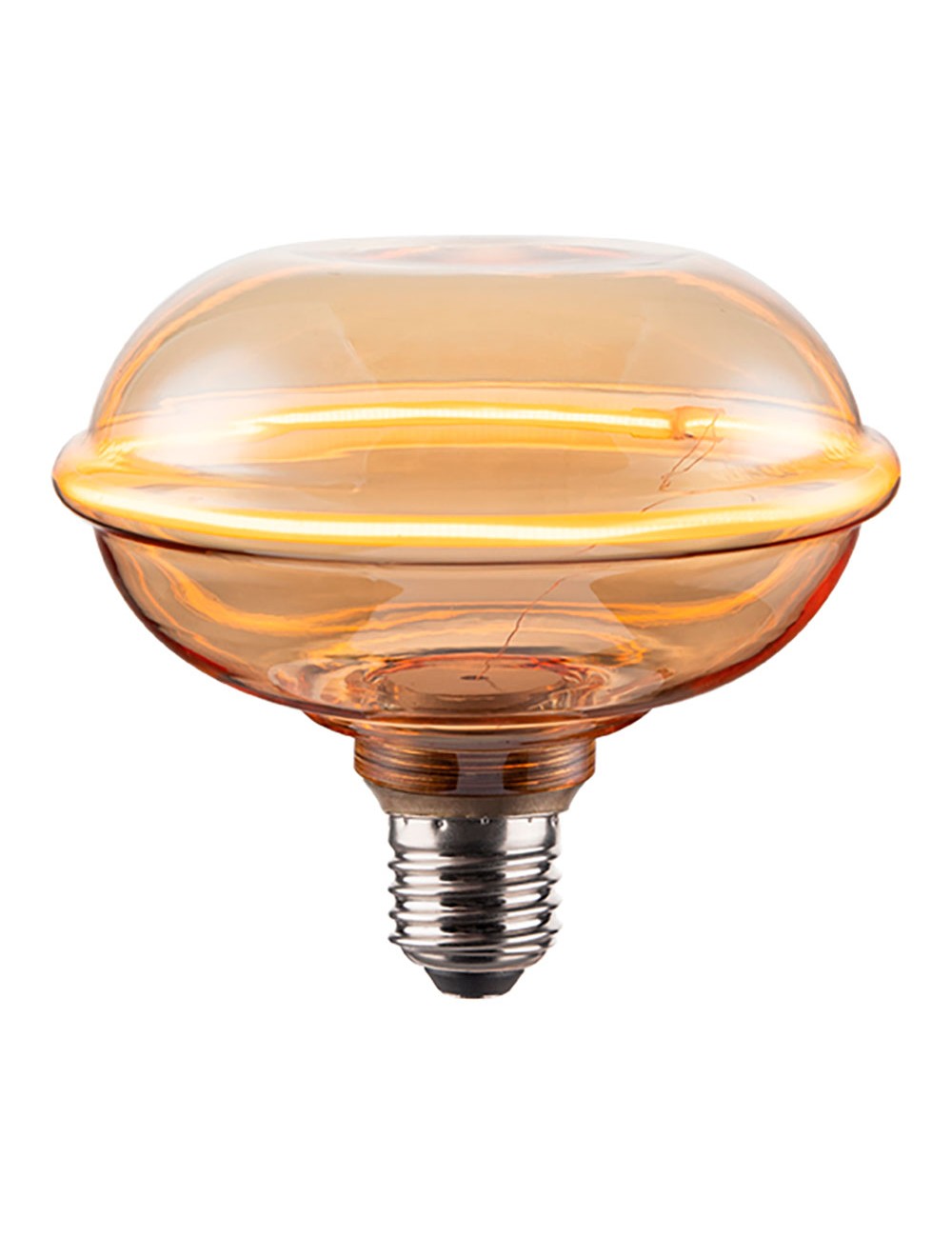 Bombilla led decorativa ufo, e27, 4 w, 280 lm, 1800 k, luz cálida, ø130 x 121 mm