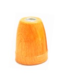 Portalámparas cerámico vintage e27 4 a 100 w 250 v~ color efecto madera, ø47 x 59 mm