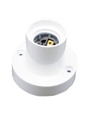 Portalámparas superficie e27 4a 250 v~ blanco ø67 x 57 mm