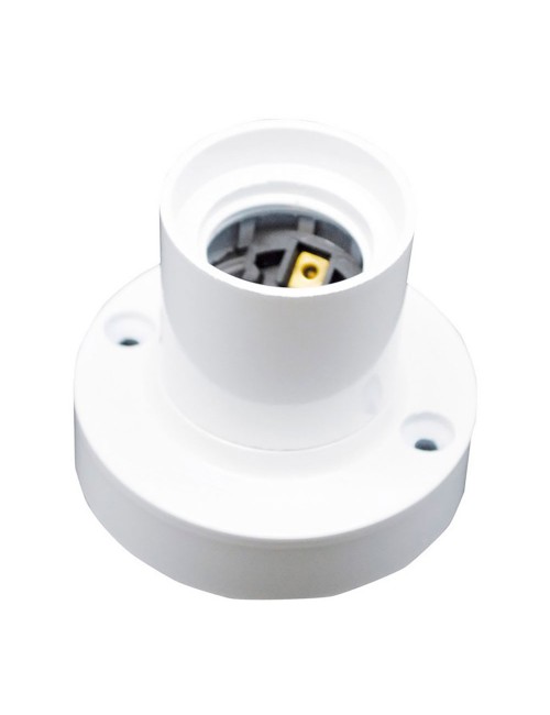 Portalámparas superficie e27 4a 250 v~ blanco ø67 x 57 mm