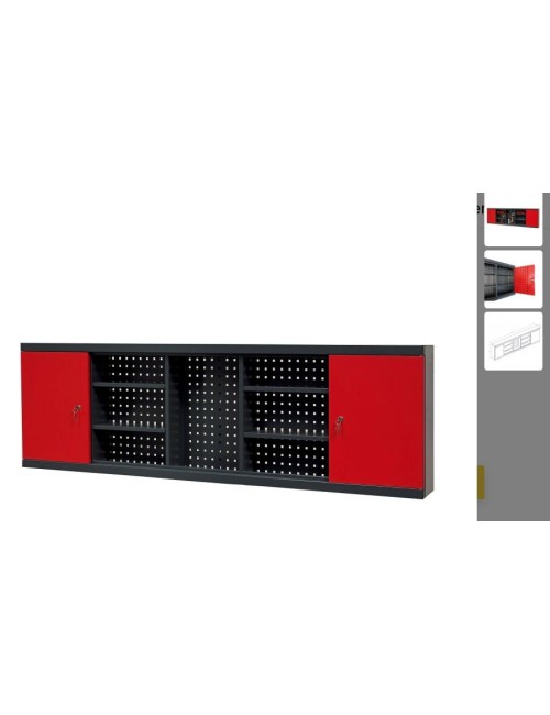 ARMARIO MURAL MODM1850 ROJO 1950MM MODM1850