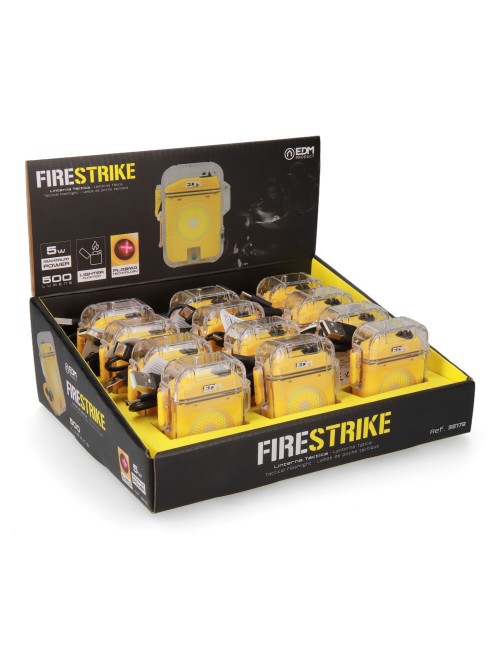 Linterna led/mechero de plasma, firestrike 500 lm, 5 w, 59 x 30 x 73 mm