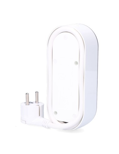 Base aérea 1 toma 2p+t schuko, 4 usb (3 x a + 1 x c), 1,5 m de cable h05vv-f 3g1,5 mm, 16a 250v~, blanca