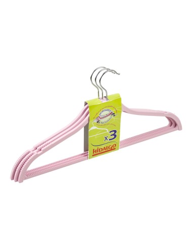 Perchas engomadas antideslizantes, colores surtidos, 3 uds