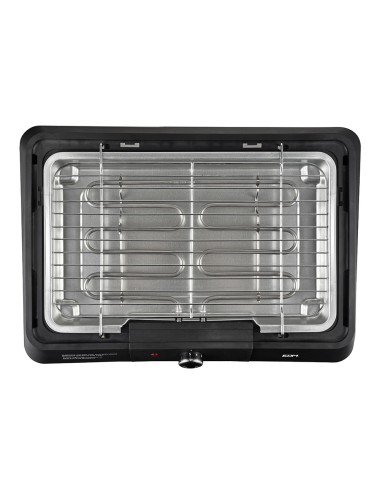 Barbacoa eléctrica negra, 2200 w