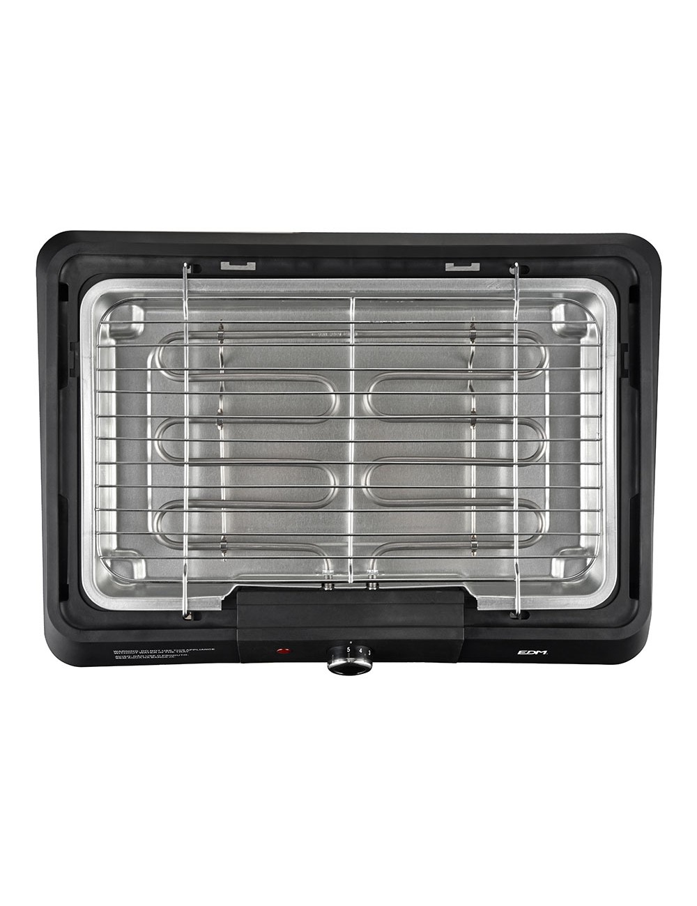 Barbacoa eléctrica negra, 2200 w