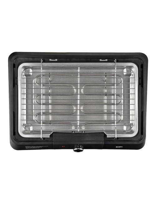 Barbacoa eléctrica negra, 2200 w