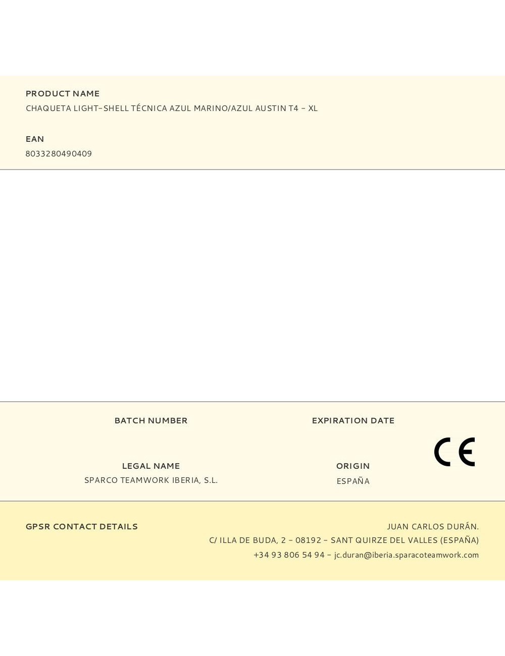 Chaqueta light-shell tech técnica, azul marino/azul, austin, t4 - xl