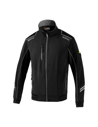 Chaqueta light-shell tech técnica, negra/gris, austin, t2 - m