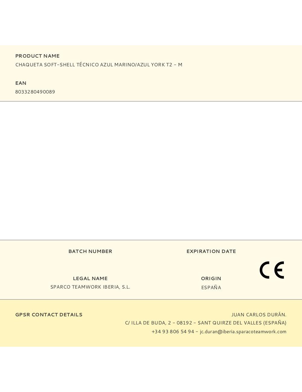 Chaqueta soft-shell tech técnica, azul marino/azul, york, t2 - m