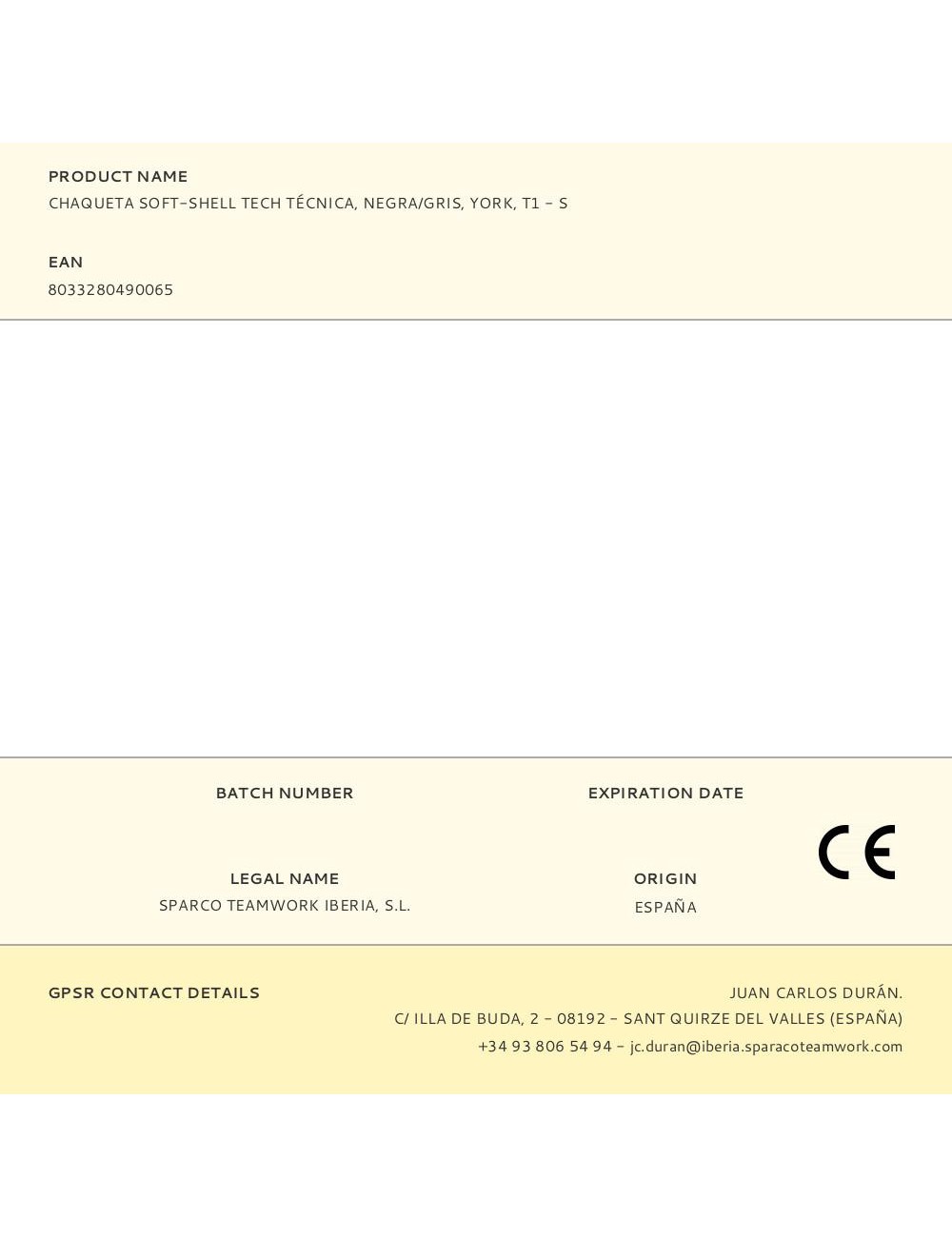 Chaqueta soft-shell tech técnica, negra/gris, york, t1 - s