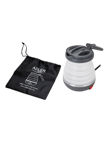 Hervidor portátil plegable de silicona ad 1279, 750 w, 0,6 l