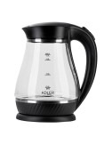 Hervidor de agua de cristal ad 1274 2200 w 1,7 l