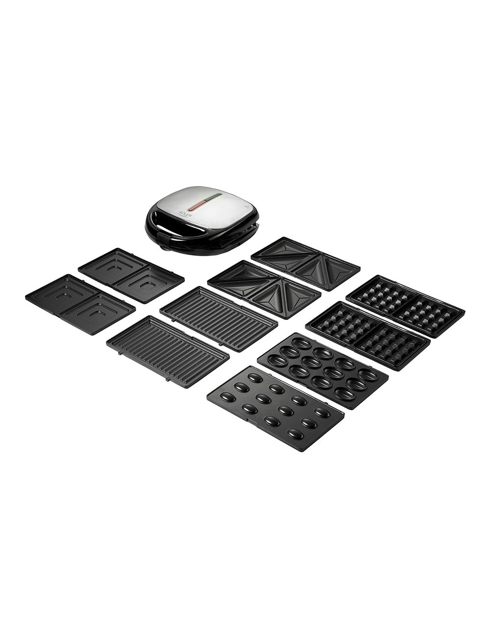 Sandwichera multifunción 5 en 1 ad 3040 1200 w